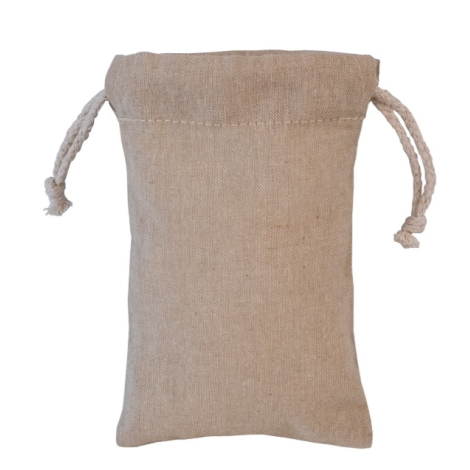 Pochon personnalisable coton recyclé 120 gr - 10x15 cm