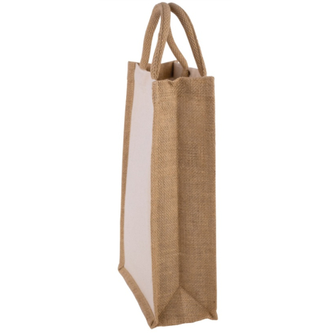 Sac cabas pour 2 bouteilles à personnaliser
