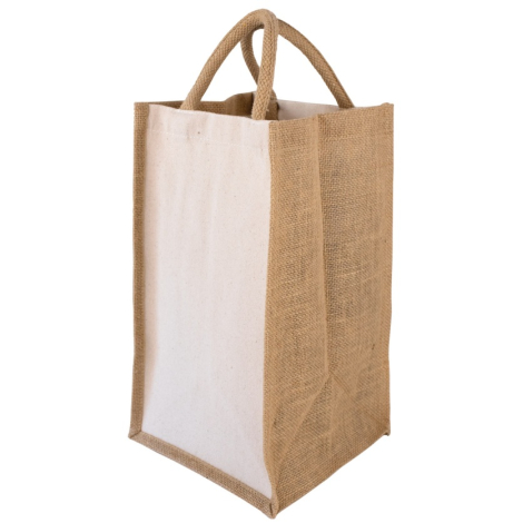 Sac cabas pour 4 bouteilles promotionnel