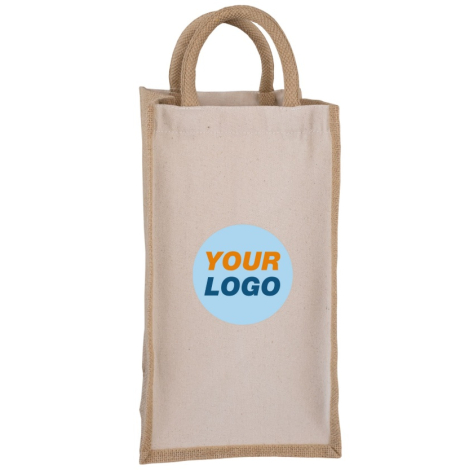 Sac cabas pour 4 bouteilles promotionnel