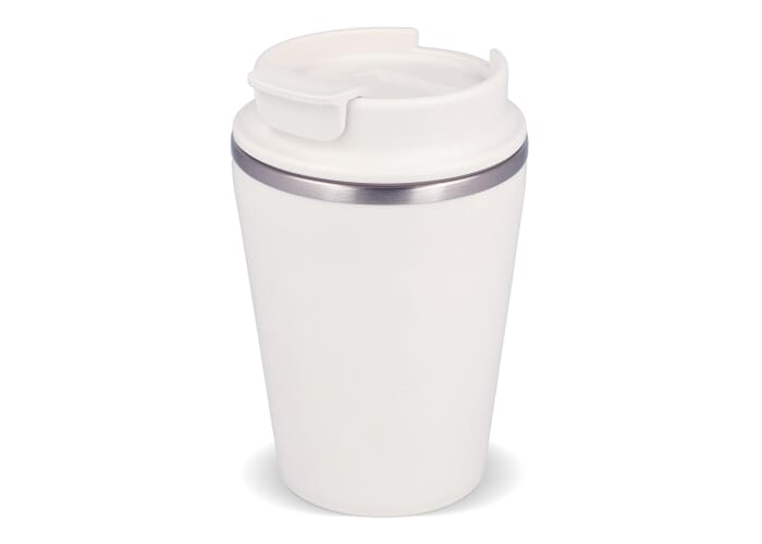Tasse 280ml à personnaliser en matériaux recyclés T-cup Blanc