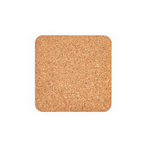 Tapis de souris carré en liège personnalisé Saramago
