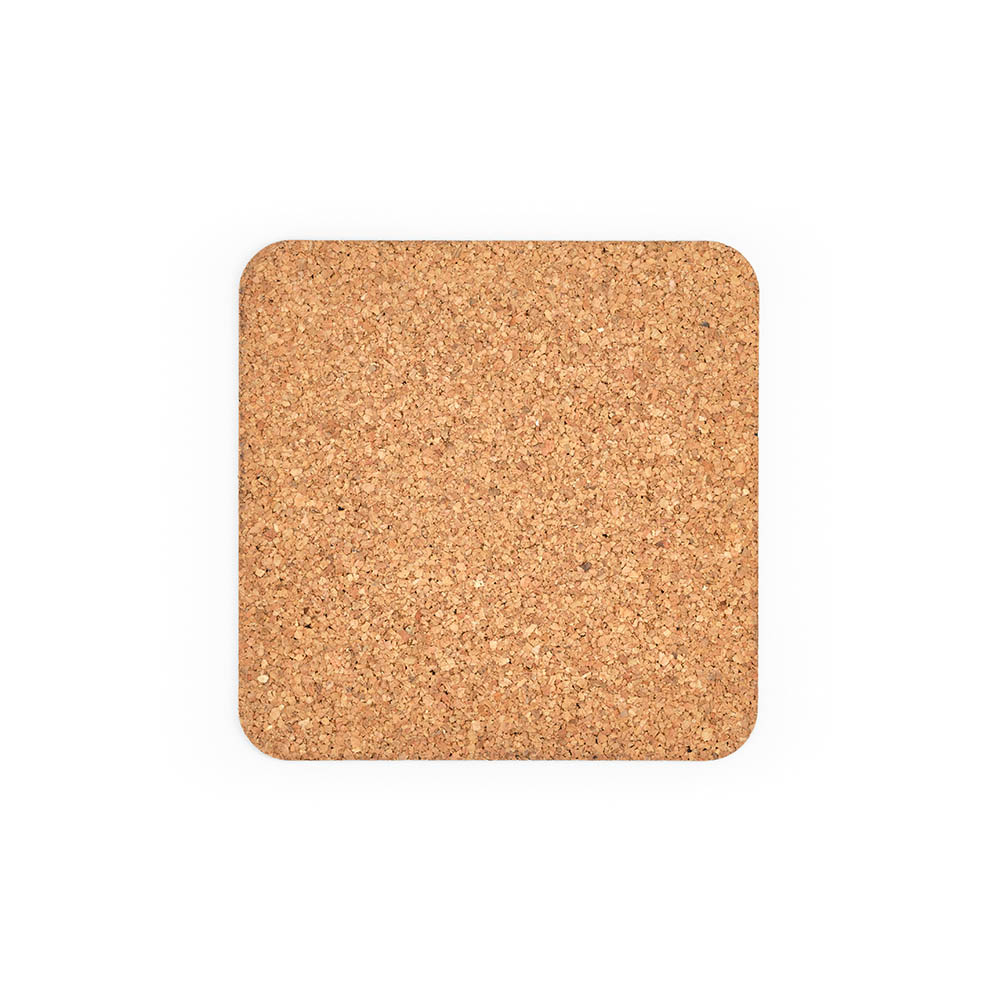 Tapis de souris carré en liège personnalisé Saramago Naturel