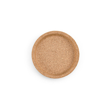 Sous-verre liège rond avec rebord personnalisable Ravel