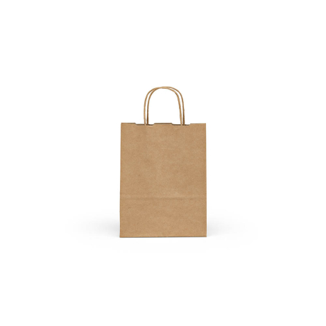 Sac kraft publicitaire 3 L anses torsadées Vesuvio S