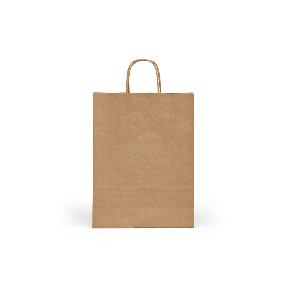 Sac kraft recyclé 115 g/m² à personnaliser Vesuvio M Naturel