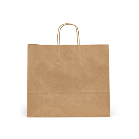 Sac personnalisable en papier recyclé 17L brun Vesuvio XL