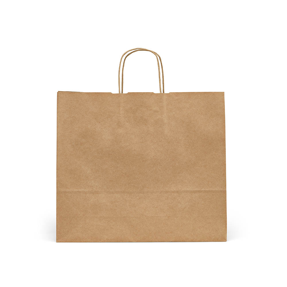 Sac personnalisable en papier recyclé 17L brun Vesuvio XL Naturel