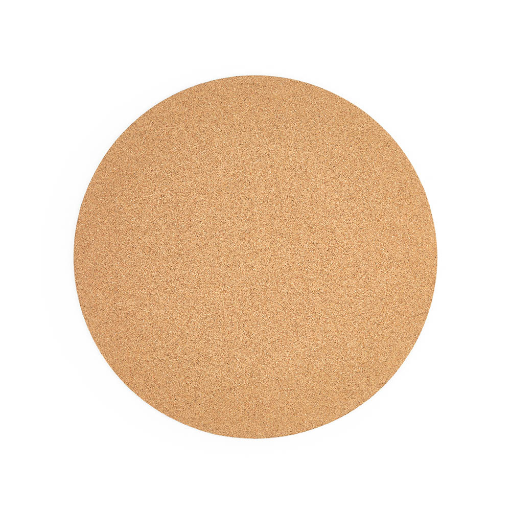 Set table liège publicitaire rond diamètre 38 cm Mercury Naturel