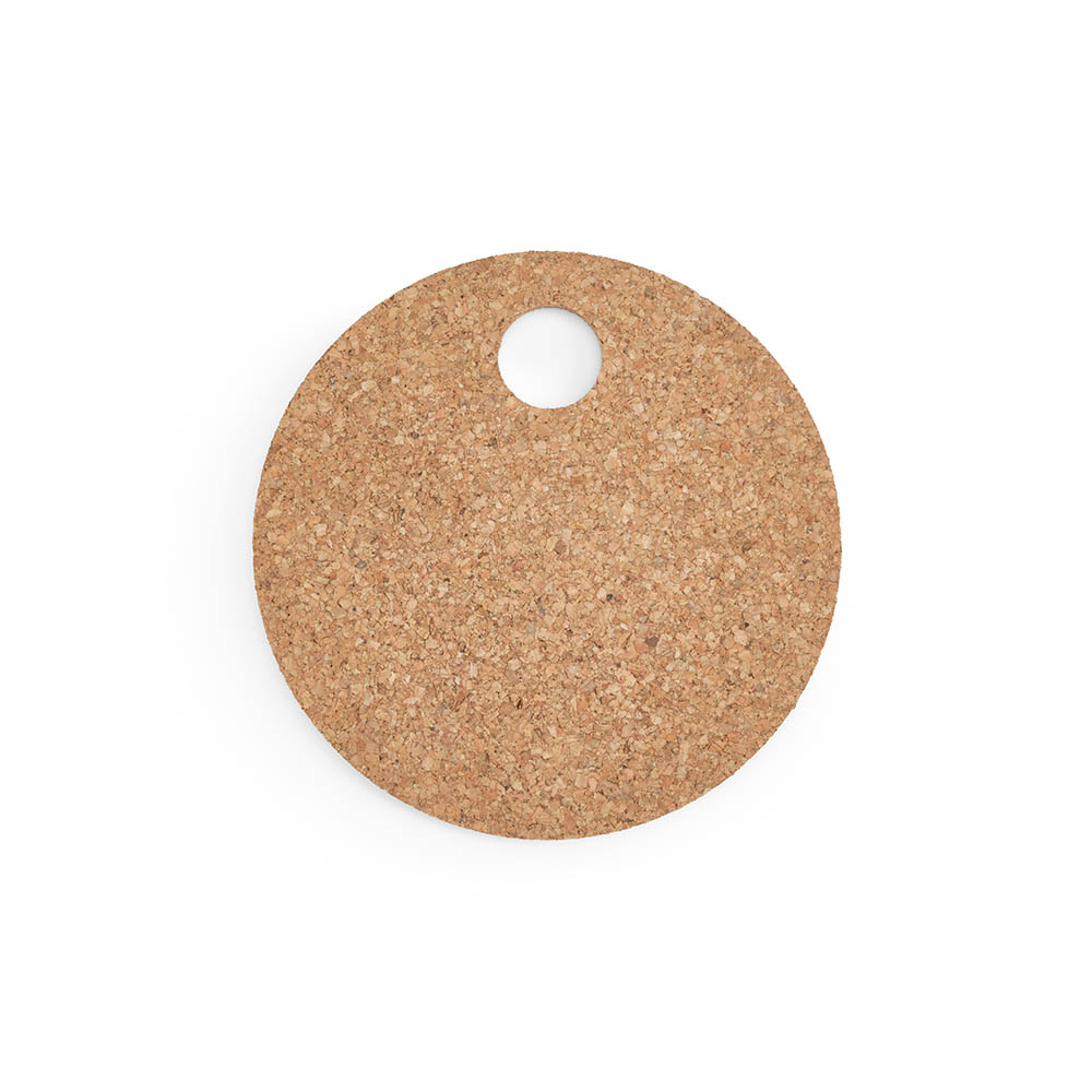 Dessous de plat promotionnel en liège rond Sinatra Naturel