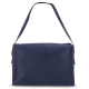 Panneau arrière d'un sac isotherme en R-PET non tissé avec fermeture zippée et anse. Panneau arrière d'un sac isotherme en R-PET non tissé avec fermeture zippée et anse.