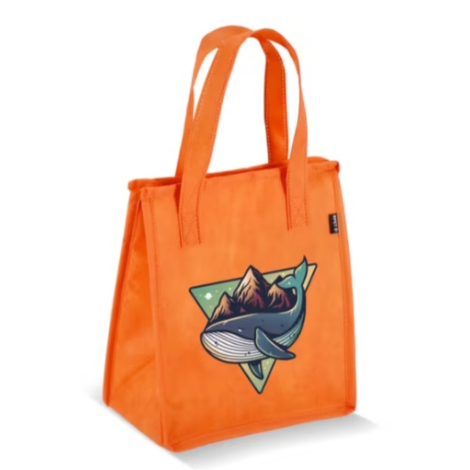 Lunch bag personnalisable en intissé recyclé 75 g/m²