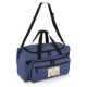 Sac de sport et de voyage en R-PET avec personnalisation visible sur la poche avant, bandoulière amovible et plusieurs coloris d Sac de sport et de voyage en R-PET avec personnalisation visible sur la poche avant, bandoulière amovible et plusieurs coloris d
