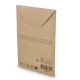 Dos de l'emballage en papier kraft du tapis de souris avec informations produit. Dos de l'emballage en papier kraft du tapis de souris avec informations produit.