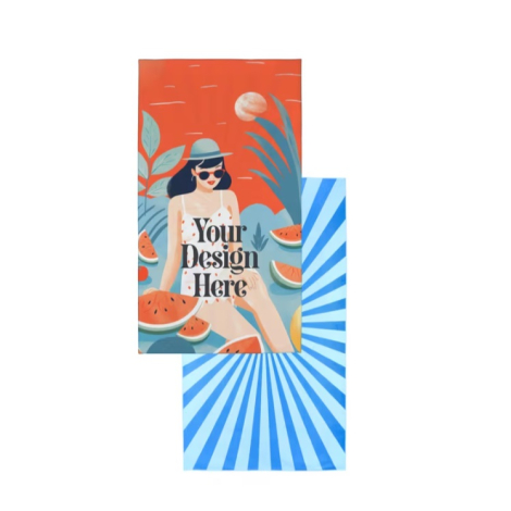 Serviette de plage à séchage rapide personnalisée