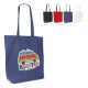 Sac cabas en coton biologique avec personnalisation visible sur le recto, longues anses, soufflet de fond et plusieurs coloris d Sac cabas en coton biologique avec personnalisation visible sur le recto, longues anses, soufflet de fond et plusieurs coloris d