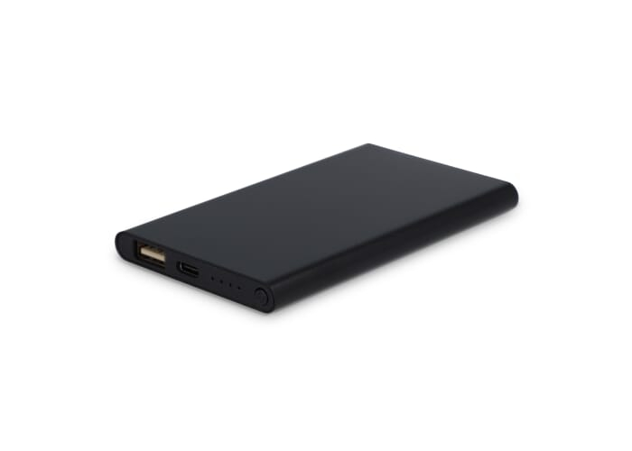 Powerbank 4000 mAh en alu recyclé personnalisable Enera Noir