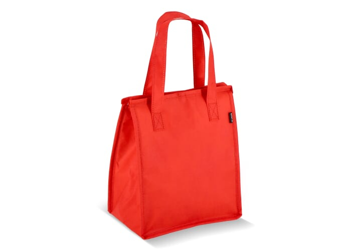 Lunch bag personnalisable en intissé recyclé 75 g/m² Rouge