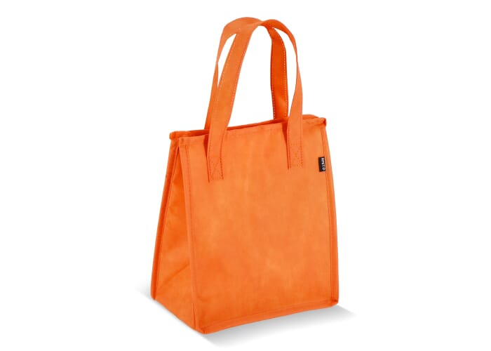 Lunch bag personnalisable en intissé recyclé 75 g/m² Orange