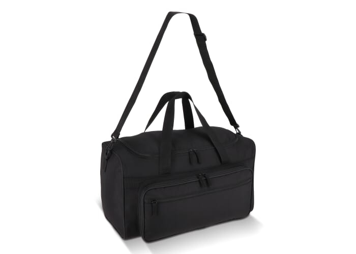 Sac de sport publicitaire 37 L à double compartiment Noir