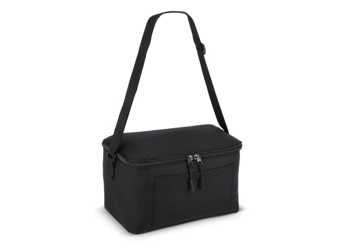 Glacière souple promotionnelle avec poche avant Noir