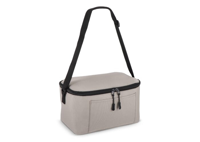 Glacière souple promotionnelle avec poche avant Gris