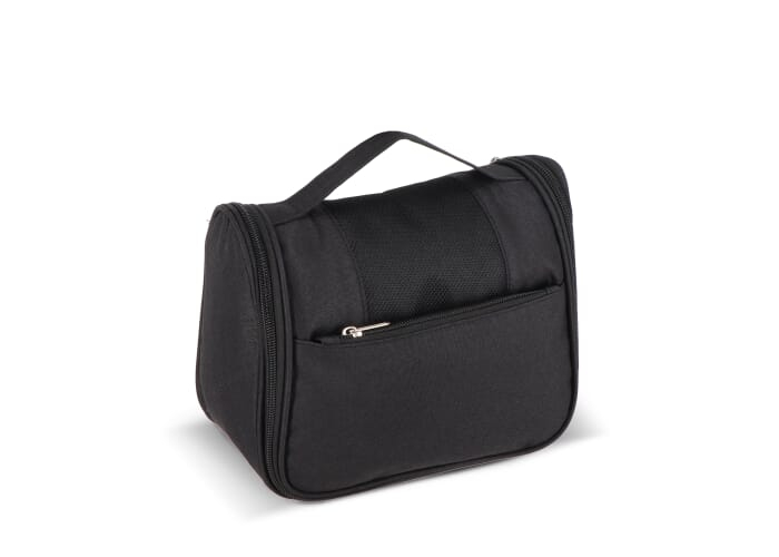 Trousse de toilette avec crochet personnalisée Kora Noir