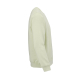 Sweat unisexe vert clair présenté de profil, montrant la coupe, la manche longue et les finitions en bord-côte, sans marquage vi Sweat unisexe vert clair présenté de profil, montrant la coupe, la manche longue et les finitions en bord-côte, sans marquage vi
