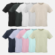 T-shirt unisexe présenté en dix coloris différents, tous vus de face et sans personnalisation visible. T-shirt unisexe présenté en dix coloris différents, tous vus de face et sans personnalisation visible.