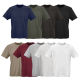 Ensemble de neuf t-shirts unisexes présentés de face dans différents coloris, sans personnalisation visible. Ensemble de neuf t-shirts unisexes présentés de face dans différents coloris, sans personnalisation visible.