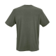 T-shirt unisexe vert présenté de dos, sans personnalisation visible. T-shirt unisexe vert présenté de dos, sans personnalisation visible.