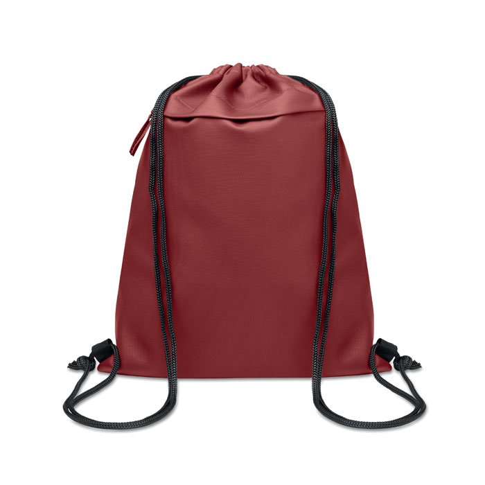 Sac à cordon 600D RPET à personnaliser Bangkok Bag Bordeaux