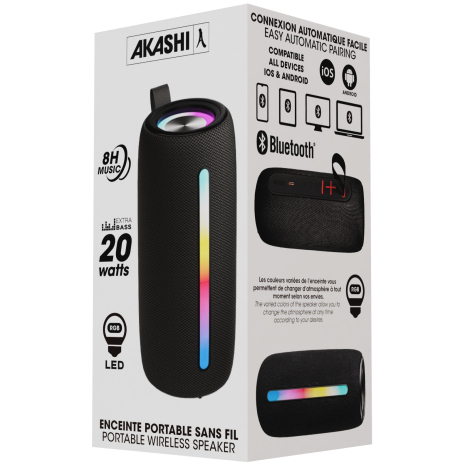 Enceinte Bluetooth 20W en matériaux recyclés Namane