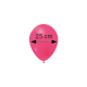 Ballon gonflable rose de forme ovale, présenté de face avec une indication de largeur, sans personnalisation visible. Ballon gonflable rose de forme ovale, présenté de face avec une indication de largeur, sans personnalisation visible.