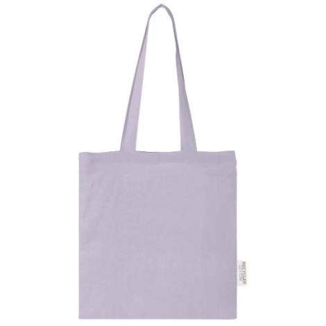 Sac cabas personnalisable en coton recyclé 140g de 7L Madras