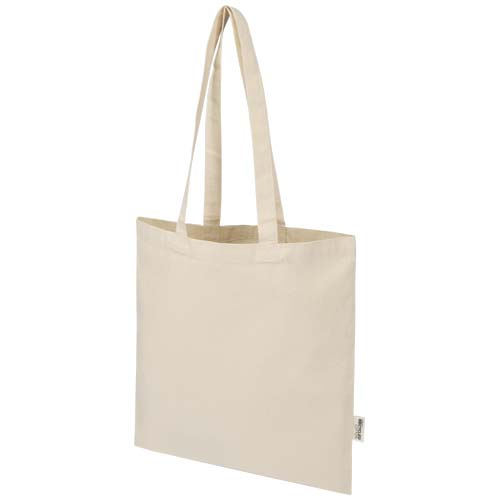 Sac à personnaliser 140g en coton recyclé Madras Blend Naturel