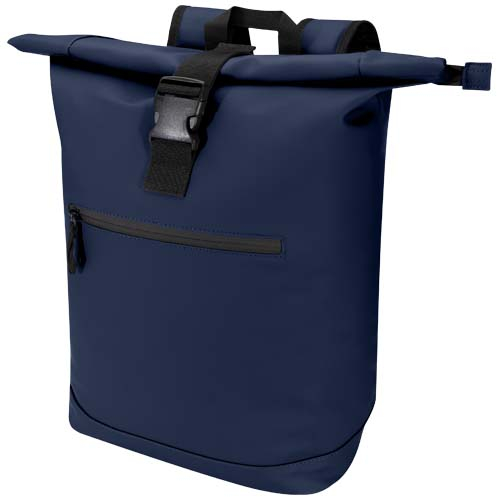 Sac à dos 15" à personnaliser Roll Top recyclé Resi Plus Marine