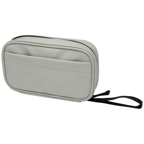 Pochette accessoires personnalisée 1 L PU recyclé GRS Resi Plus Gris