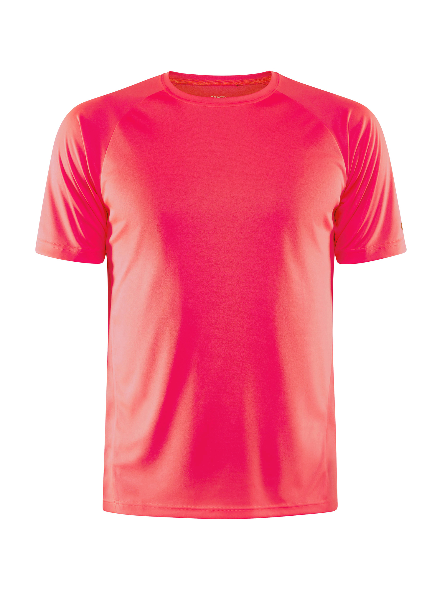 T-shirt running personnalisé polyester recyclé homme - CRAFT Saumon