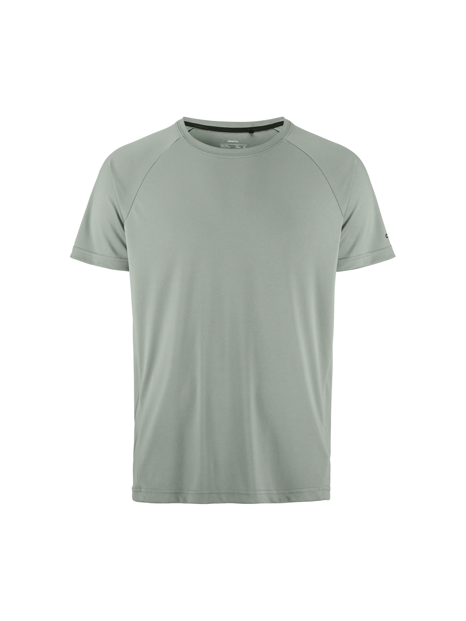 T-shirt running personnalisé polyester recyclé homme - CRAFT Gris