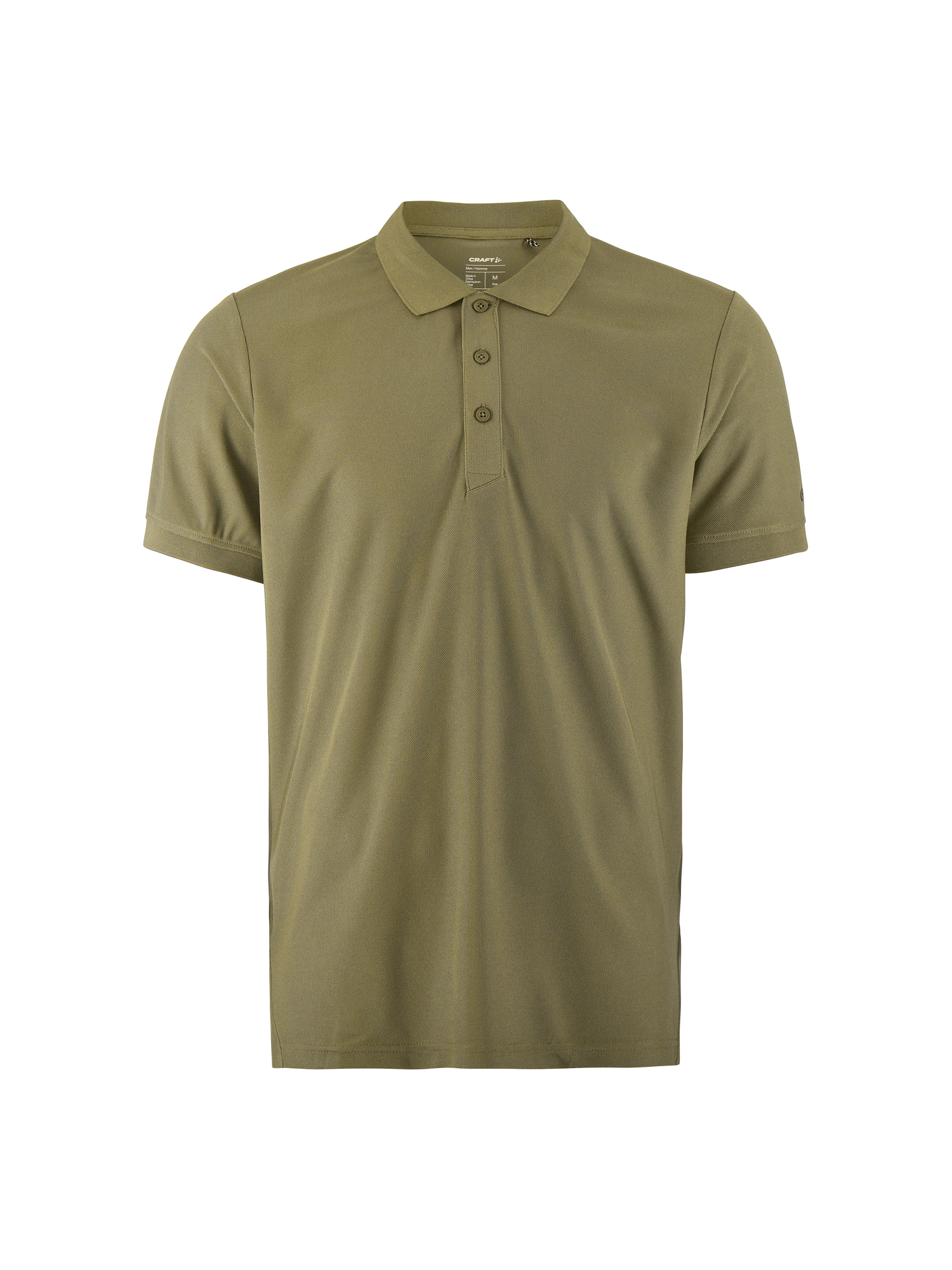 Polo sport publicitaire homme polyester recyclé - CRAFT Kaki