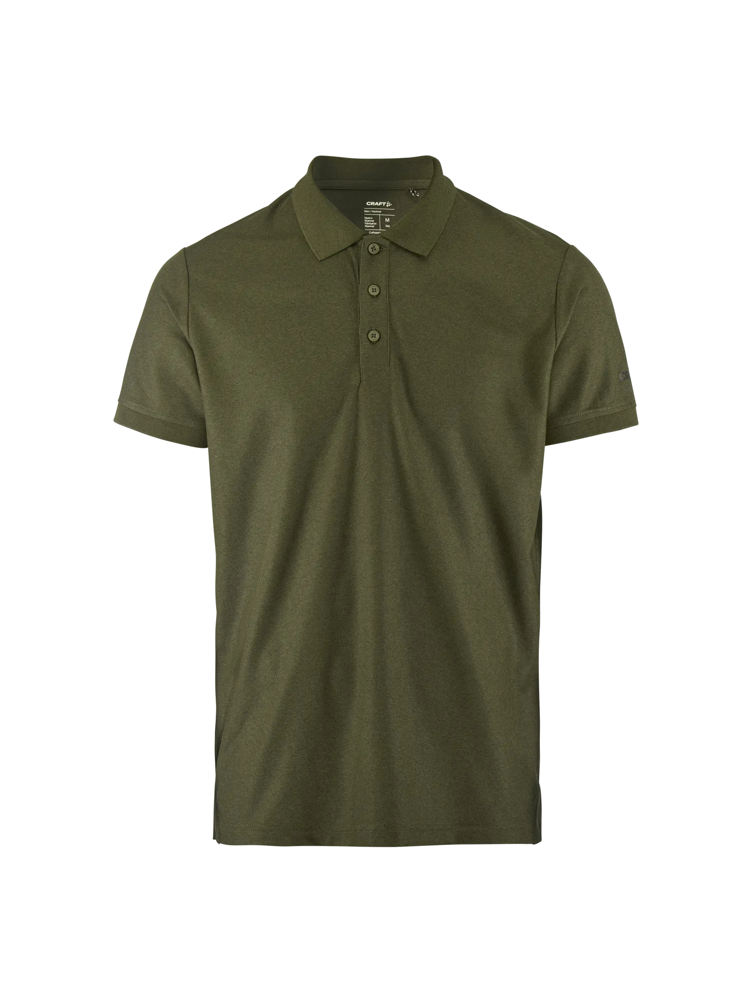 Polo sport publicitaire homme polyester recyclé - CRAFT Bois