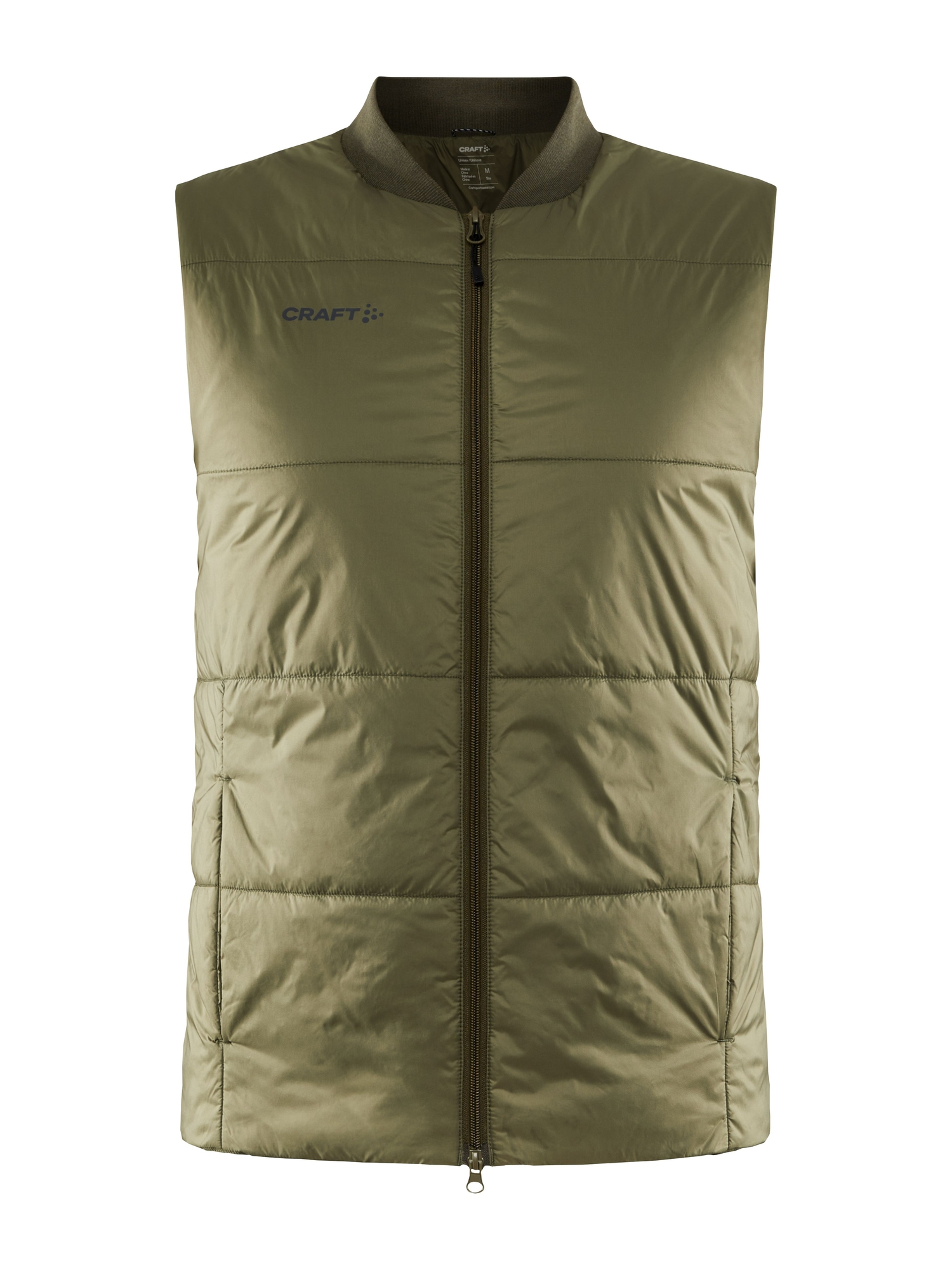 Bodywarmer sportswear publicitaire recyclé - CRAFT Kaki